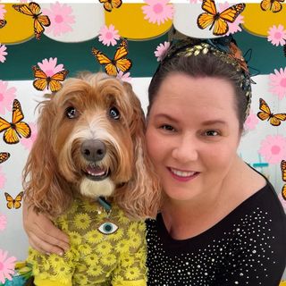 J Fanny Karpman and Gracie Rainbows